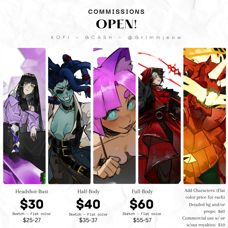 Main price sheet